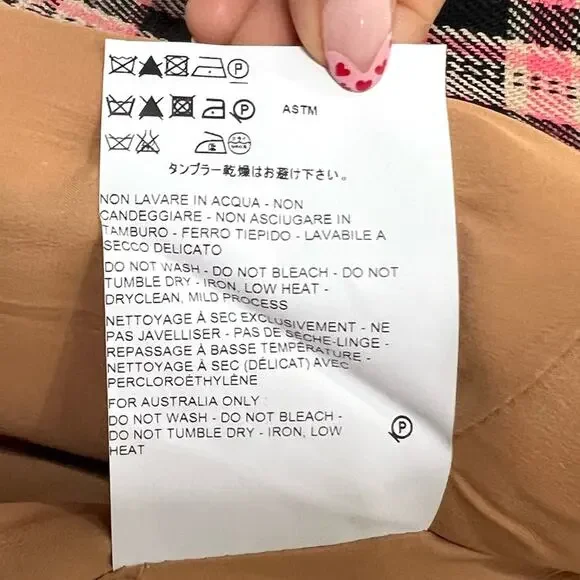 NWT NEW Michael Kors Two-Button Bold Plaid Wool Blazer - Picture 12 of 13